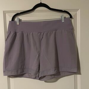 Women's Athletic Shorts in Light Purple